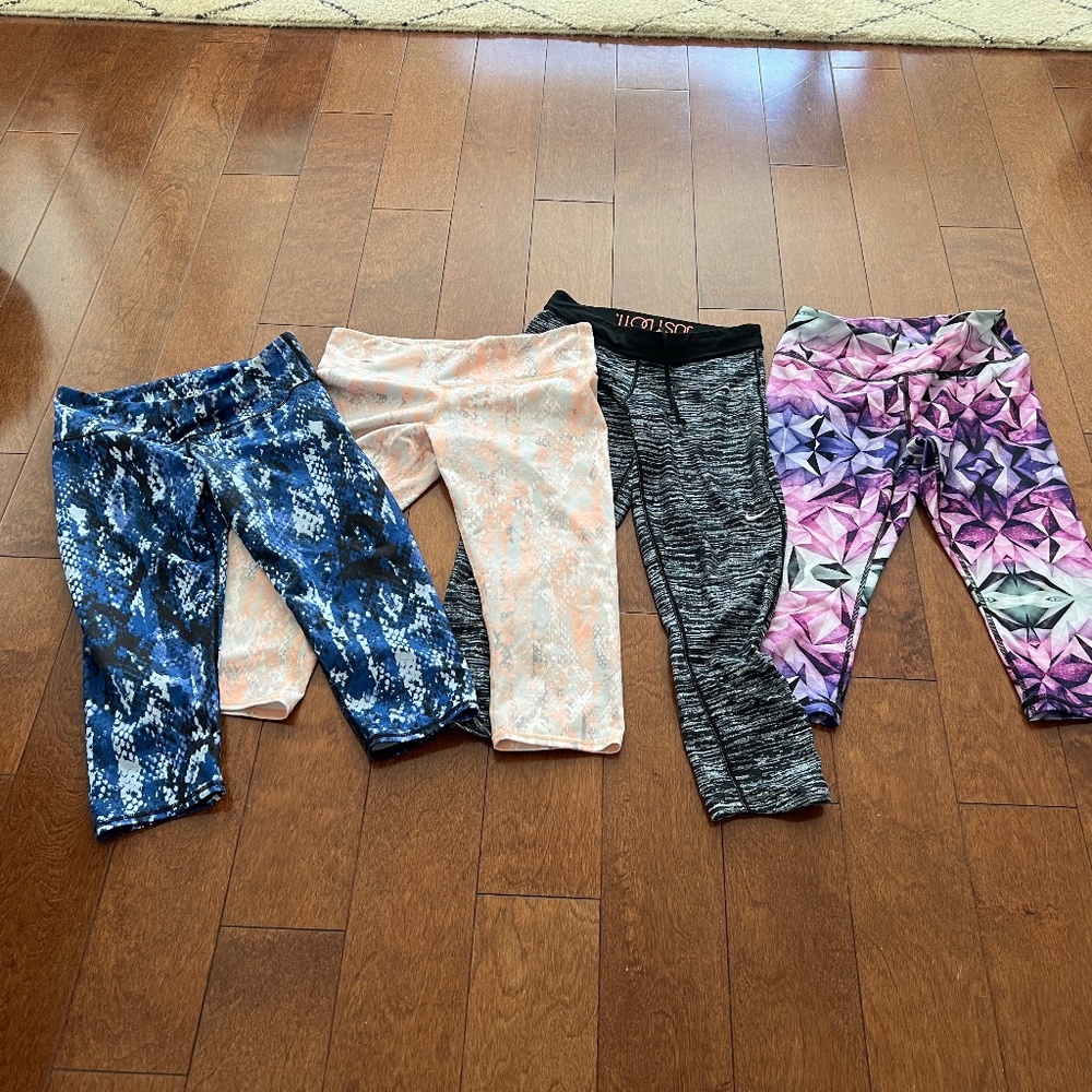 Alo, Nike, Zella Workout Crop Bottoms - Size M NWOT